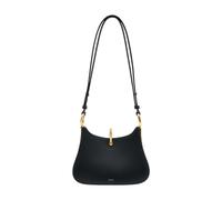 Rabanne, ,Bags ,Donna ,Nero ,ONE SIZE Small Ring Leather Bag