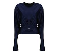 Rabanne, ,Blouses & Shirts ,Donna ,Blu ,L Piercing Detail Crop Top