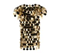 Rabanne, ,Blouses & Shirts ,Donna ,Giallo ,M Sparkle Disc Top