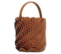 Rabanne - Borsa a Secchiello Piccola con Pannelli - - Bags - Donna - Marrone - ONE SIZE