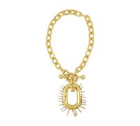 Rabanne - Collana Punk XL Link - - Accessories - Donna - Giallo - ONE SIZE
