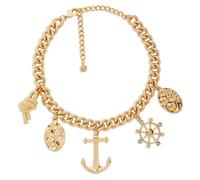 Rabanne - Collana Choker Nautica con Medaglie d'Oro - - Accessories - Donna - Giallo - ONE SIZE