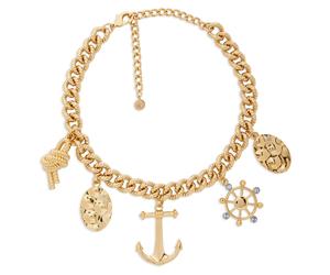 Rabanne - Collana Choker Nautica con Medaglie d'Oro - - Accessories - Donna - Giallo - ONE SIZE