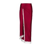 Rabanne - Draped Jersey Midi Skirt - - Skirts - Donna - Rosso - S