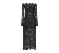 Rabanne, ,Dresses ,Donna ,Blu ,L Abito Maxi con Spalle Scoperte