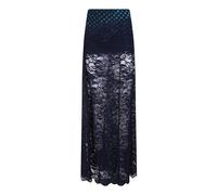 Rabanne - Gonna Maxi con Effetto Trompe-l'œil in Pizzo - - Skirts - Donna - Blu - S