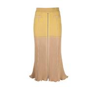 Rabanne - Gonna Midi a Coste Giallo/Cammello - - Skirts - Donna - Multicolore - L