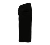 Rabanne - Gonna Midi Nera Drappeggi Eleganti Chic - - Skirts - Donna - Nero - XS