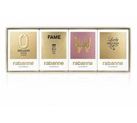 Rabanne mini set da donna - Million Gold - EDP 5 ml + Fame - EDP 4 ml + Olympea - EDP 6 ml + Lady Million - EDP 5 ml