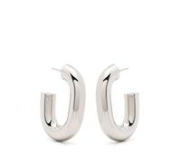 Rabanne - Orecchini a cerchio argentati - - Accessories - Donna - Grigio - ONE SIZE