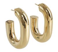 Rabanne - Orecchini a cerchio XL con maglie - - Accessories - Donna - Giallo - ONE SIZE