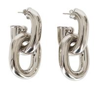 Rabanne - Orecchini Doppio Link Argento - - Accessories - Donna - Grigio - ONE SIZE