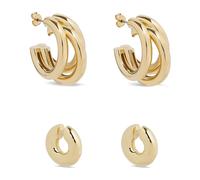 Rabanne - Orecchini Hoops e Punk Ear Cuffs in oro - - Accessories - Donna - Giallo - ONE SIZE