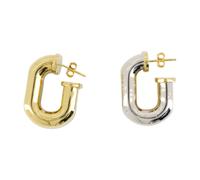 Rabanne - Orecchini in Alluminio Dorato - Indossati su entrambe le orecchie - - Accessories - Donna - Giallo - ONE SIZE