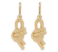 Rabanne - Orecchini Nodi Marini Dorati - - Accessories - Donna - Giallo - ONE SIZE