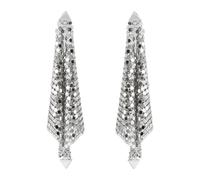 Rabanne - Pixel Chainmail Earrings - - Accessories - Donna - Grigio - ONE SIZE