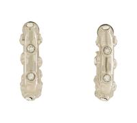 Rabanne - Orecchini XL Link con Strass - - Accessories - Donna - Grigio - ONE SIZE
