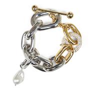 Rabanne - Pearl Pendant Bracelet - - Accessories - Donna - Multicolore - ONE SIZE