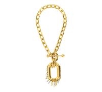 Rabanne - Punk XL Link chain necklace - - Accessories - Donna - Giallo - ONE SIZE