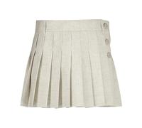 Rabanne, ,Skirts ,Donna ,Beige ,S Gonna mini in lana plissettata