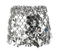 Rabanne, ,Skirts ,Donna ,Grigio ,S Minigonna Floreale