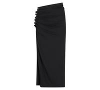 Rabanne, ,Skirts ,Donna ,Nero ,XS Draped Midi Skirt