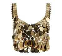 Rabanne, ,Tops ,Donna ,Giallo ,M Haut Crop Top