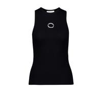 Rabanne, ,Tops ,Donna ,Nero ,M Canotta in Cotone