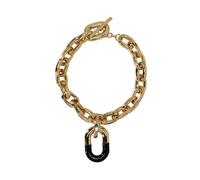 Rabanne - XL Link Necklace - - Accessories - Donna - Giallo - ONE SIZE