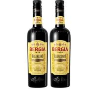 Rabarbaro Bergia 70cl - Liquore di rabarbaro dal gusto piacevolmente amaro. 16% vol. (Confezione da 2)