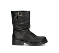 RABARBARO Tronchetto donna nero in pelle 40