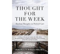 Rabbi Harry D Rothstein Dmin Bcc Thought for the Week (Tascabile)