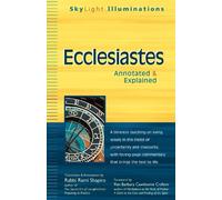 Rabbi Rami Shapiro Ecclesiastes (Tascabile) Skylight Illuminations