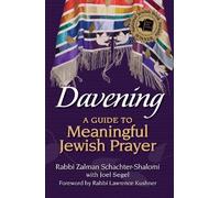 Rabbi Zalman Schachter-Shalomi Davening (Copertina rigida)