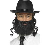 Rabbino Kit Uomo Religioso Figura Costume Novità Vestirsi Kit Istantaneo