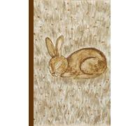 Rabbit: An Unlined Journal Featuring Original Earth Pigment & Clay Artwork | Nature-Inspired Cover Design | 192 Blank Pages for Writing, Sketching, Creativity & Reflection