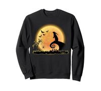 Rabbit Animal And Moon Scary Funny Halloween Costume Felpa