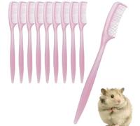 Rabbit Brush -rabbit Grooming Kit | Brush For Rabbits, 10 Pieces Bunny Grooming Comb Hamster Cleaning Supplies For Tiny Pet Ferret Indoor Home Coat Sensitive Skin Daily Care