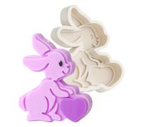 Rabbit Candle Silicone Mold - Easter Bunny Resin Casting | DIY Crafting Too
