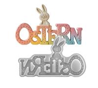 Rabbit Clay Molds, Easter Letter Form, Silicone Bunny Mold with Detailed Character Imprint, Craft Casting Tool with Flexible Release Design, Resin Shape Molds, for Spring Holiday Party Bookshelf