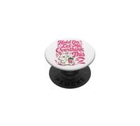 Rabbit Coffee Hold On Let Me Overthink This Ansia Divertente PopSockets PopGrip Adesivo