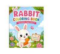 Rabbit Coloring Book: Hop into a world of cuteness and creativity