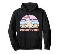 Rabbit Dabbing Too Hip To Hop Bunny Funny Easter Day Felpa con Cappuccio