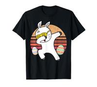 Rabbit Dabbing Too Hip To Hop Bunny Funny Easter Day Maglietta