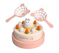 Rabbit Game with Music, Bounce and Catch Game, 7.28x7.25x4.92 inches Educational Interactive Activity, Ideal for Boys Girls Birthday Travel Classroom Camping Backyard Fun