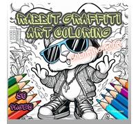 Rabbit Graffiti Art Coloring: A Street Art Adventure