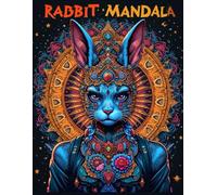 Rabbit Mandala Coloring Book for Adults: 50 Unique Bunny Designs for Stress Relief and Relaxation