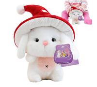 Rabbit Peluche - Simpatico coniglietto pasquale - Cuscino di peluche a forma di fungo - Per la camera dei bambini, la casa, l'ufficio, il divano, il , la sala giochi, l'auto, la Pasqua, il