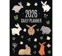 Rabbit Planner 2026: Cute Year Organizer with Bunnies: For an Easy Overview of All Your Appointments! | Beautiful Hare Scheduler: January-December (12 Months)