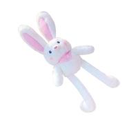 Rabbit Plush Toy - Short Plush, 11,81 x 3,94 x 1,97 in coniglio Plushs Keychain Pull-Up Ears Design | Portable and Adorable Stuffed Bunny, Cute Plushs Accessory For Bags, Home Decor, Gifting, Travel